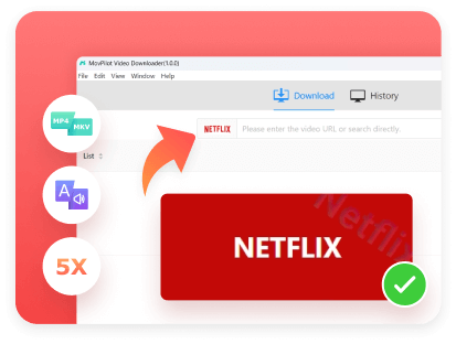 MovPilot Netflix Video Downloader