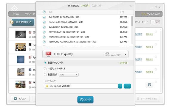 Freemake 動画 ダウンローダー