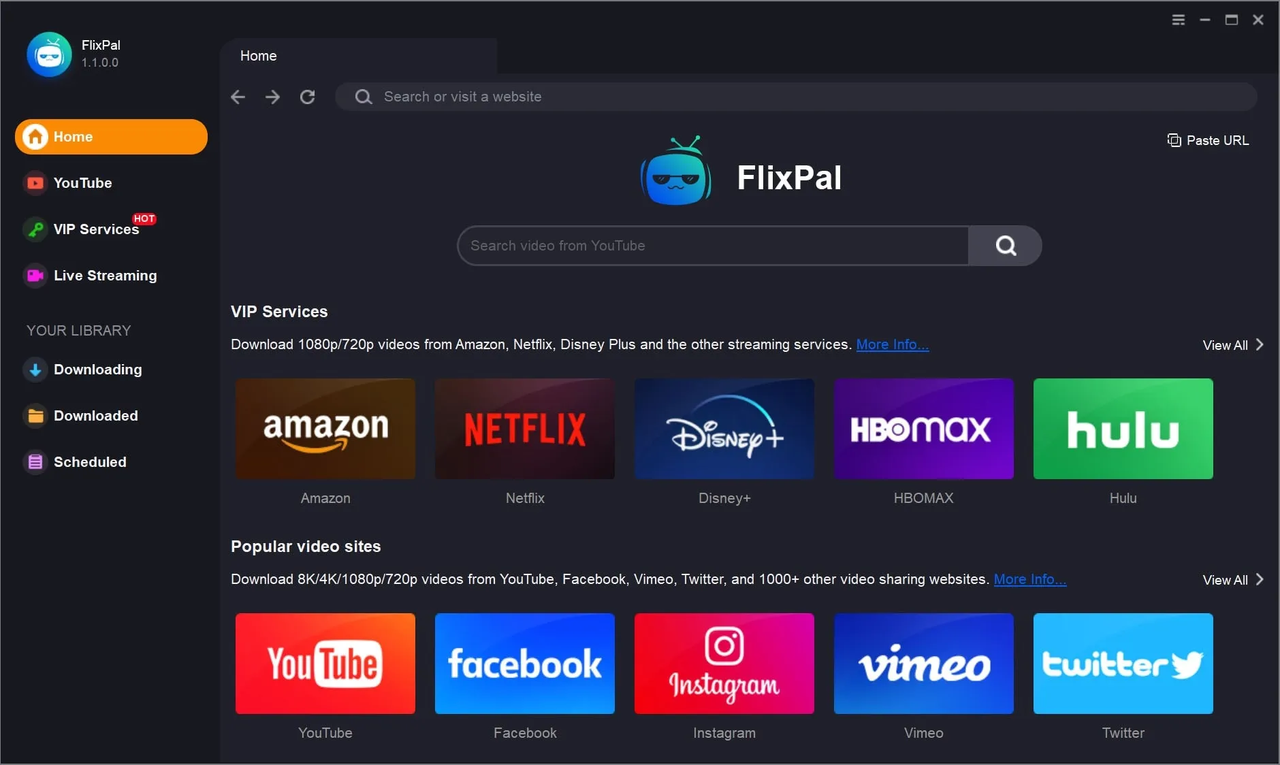 FlixPal Amazon ダウンローダー